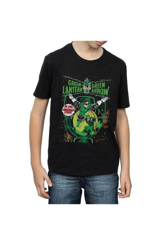 DC Comics Green Lantern & Green Arrow Comic Cover Cotton T-Shirt 2