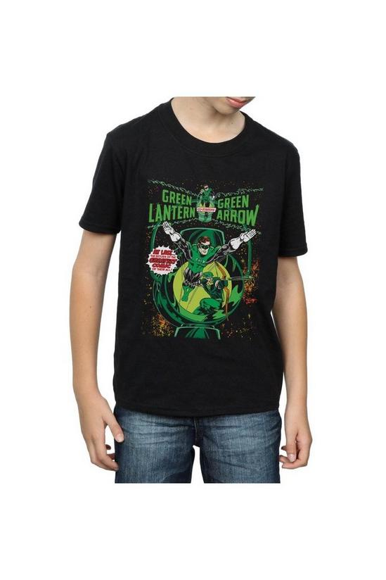 DC Comics Green Lantern & Green Arrow Comic Cover Cotton T-Shirt 5