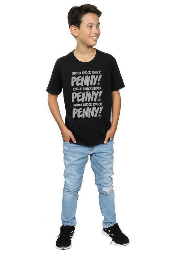 The Big Bang Theory Knock Knock Penny Cotton T-Shirt 3