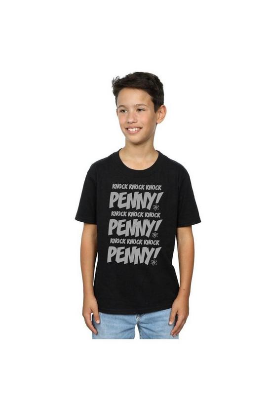 The Big Bang Theory Knock Knock Penny Cotton T-Shirt 4