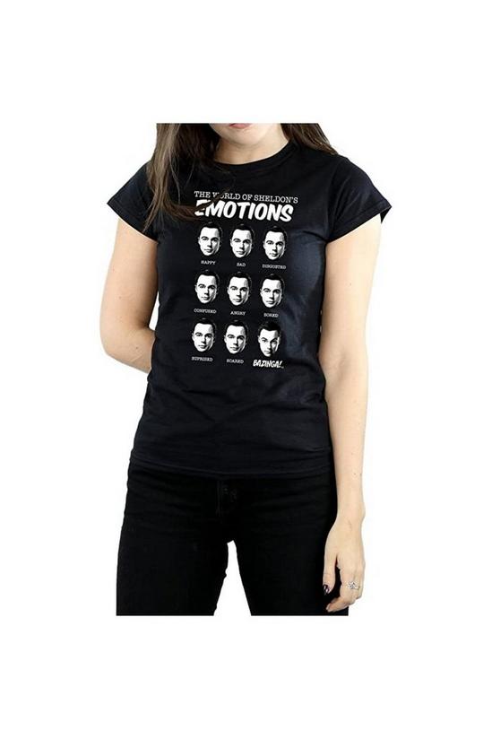 The Big Bang Theory Emotions Sheldon Cotton Boyfriend T-Shirt 2