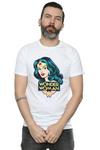 Wonder Woman Head Cotton T-Shirt thumbnail 3