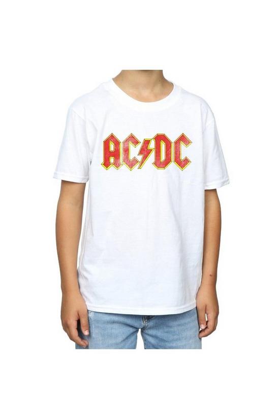 AC/DC Distressed Cotton Logo T-Shirt 5
