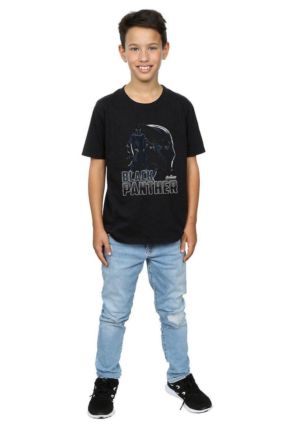 Black Panther Cotton T-Shirt