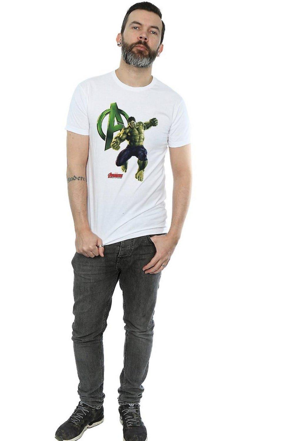 hulk pose cotton t-shirt