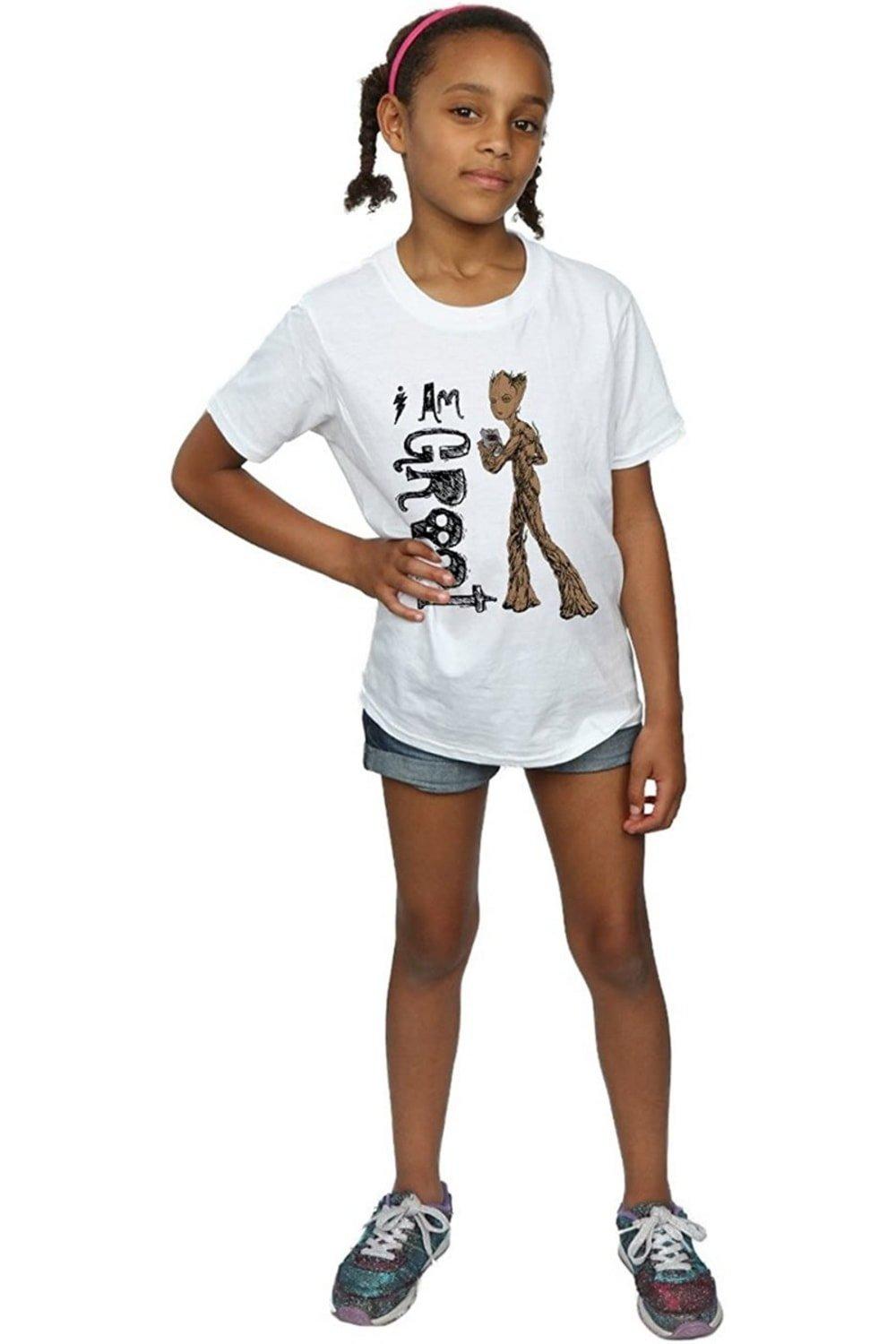 I Am Teenage Groot Cotton T-Shirt