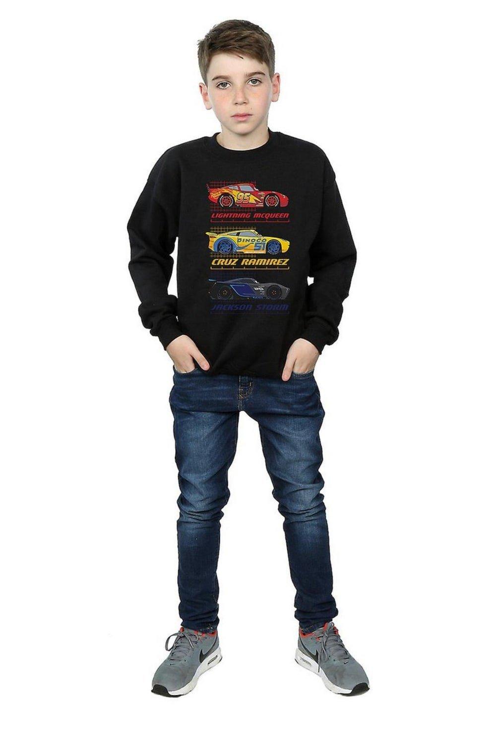 Racer Profile Cotton Sweatshirt