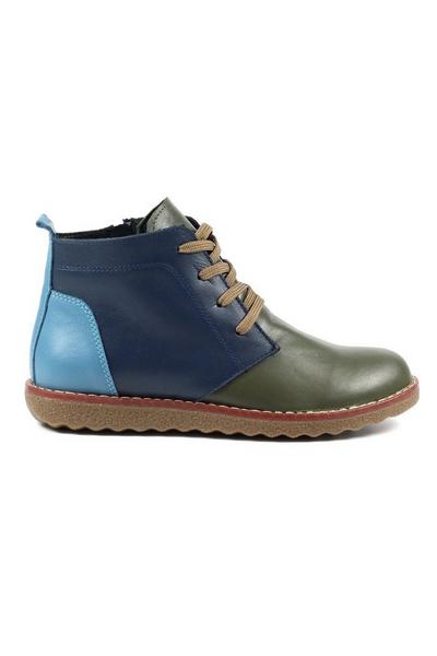 Nickee Multi-Tone Leather Boots