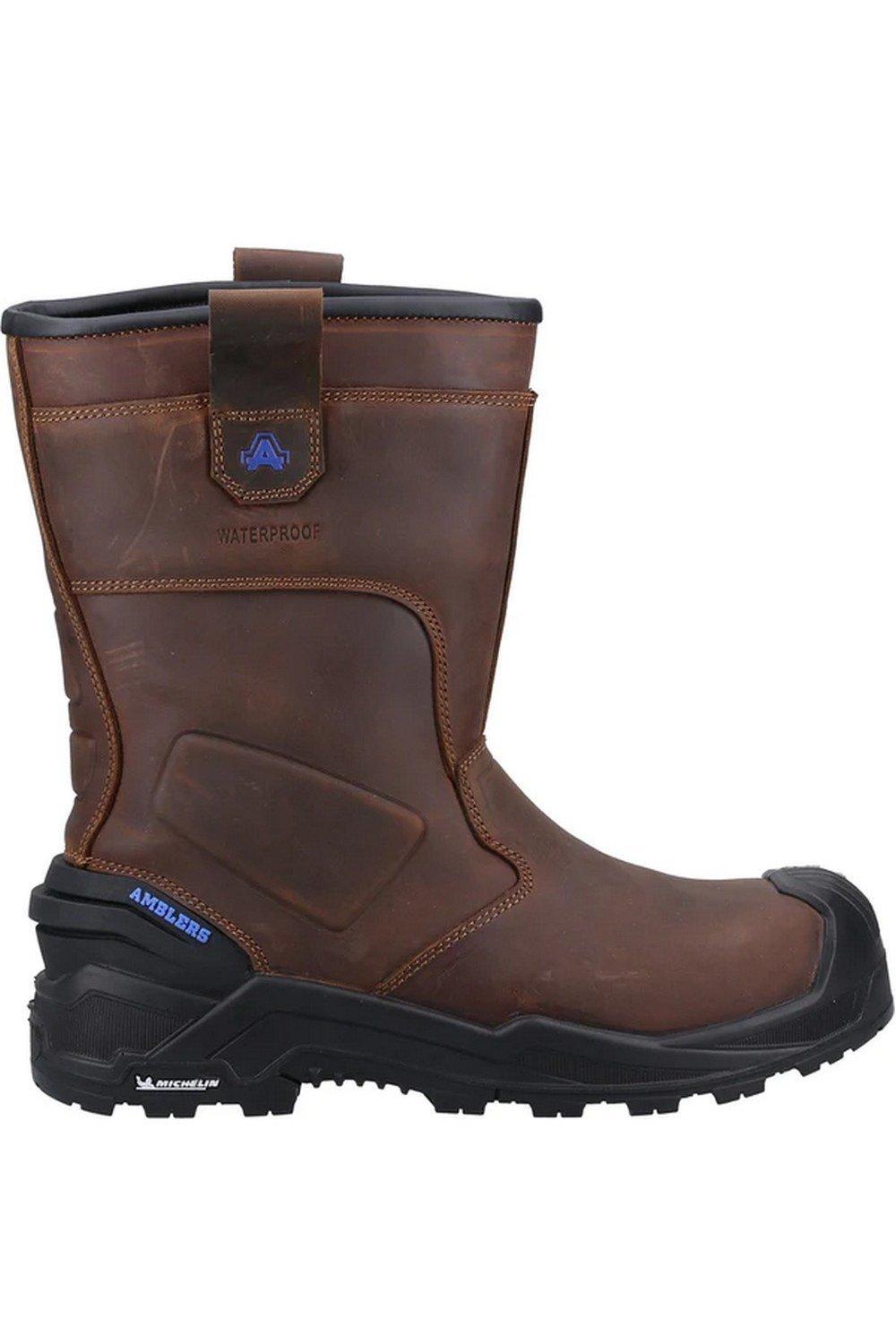 AS983C Conqueror Rigger Grain Leather Safety Boots