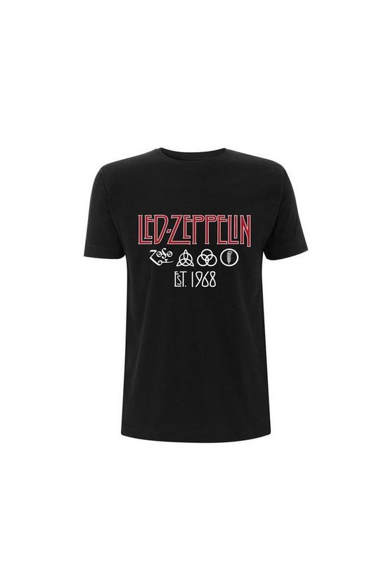 Led Zeppelin Est 1968 Symbols T-Shirt 1