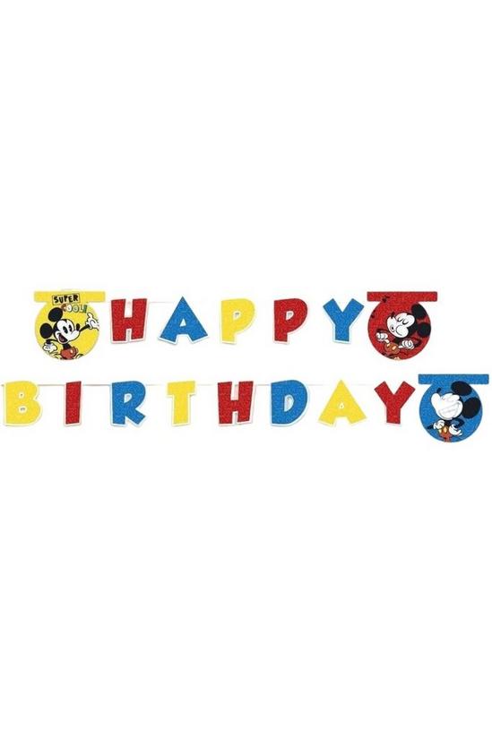 Disney Super Cool Mickey Mouse Happy Birthday Garland 1