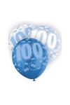 Unique Party Latex 100th Birthday Balloons (Pack of 6) thumbnail 1