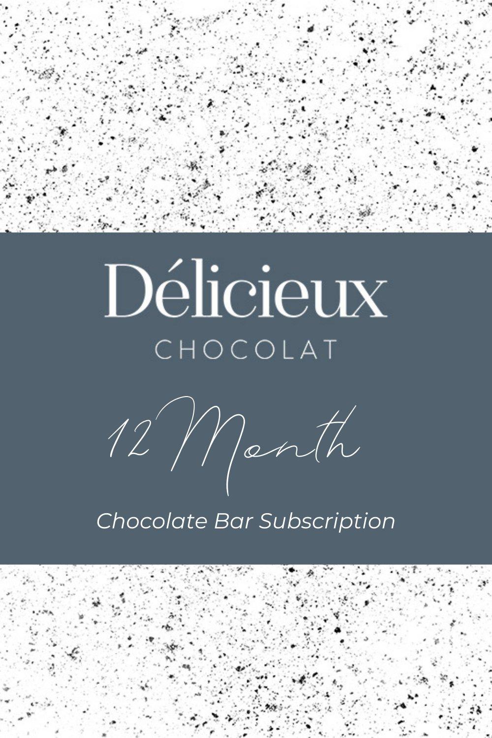 12 Month Chocolate Bar Subscription