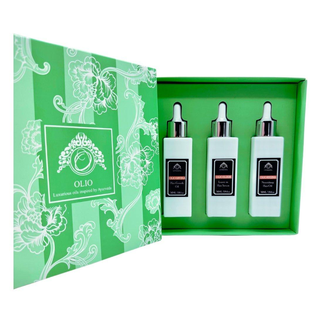 Olio Haircare Beauty Gift Set - 3*50ml - Natural & Plant Powered Haircare