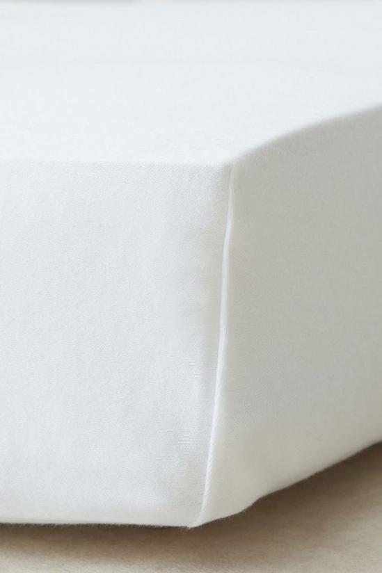 The Tiny Bed Company Premium Quality Certified Organic 100% Cotton Fitted Sheet For Travel Cot Mattress 104 x 74cm 3