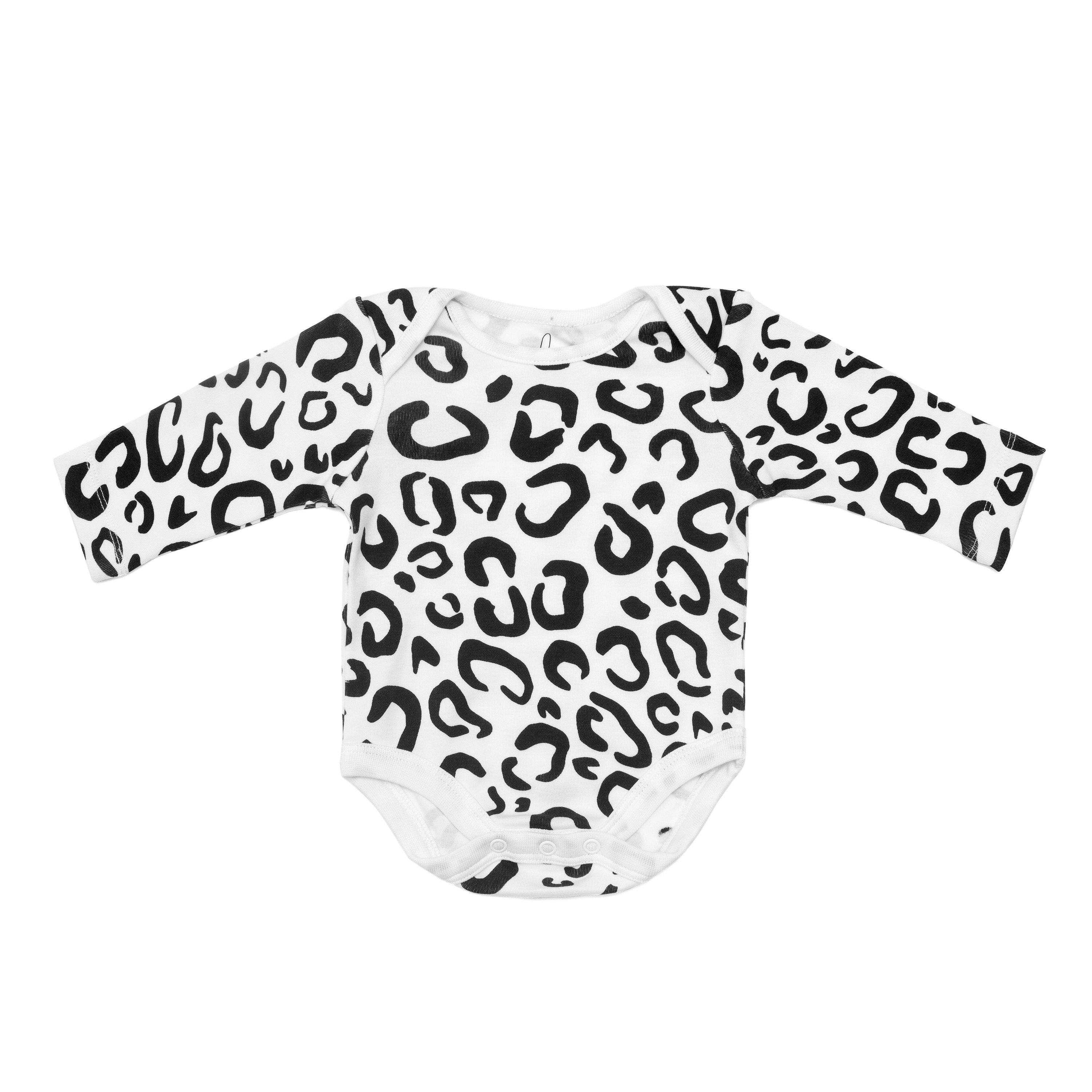 Leopard Print Sensory Baby Bodysuit