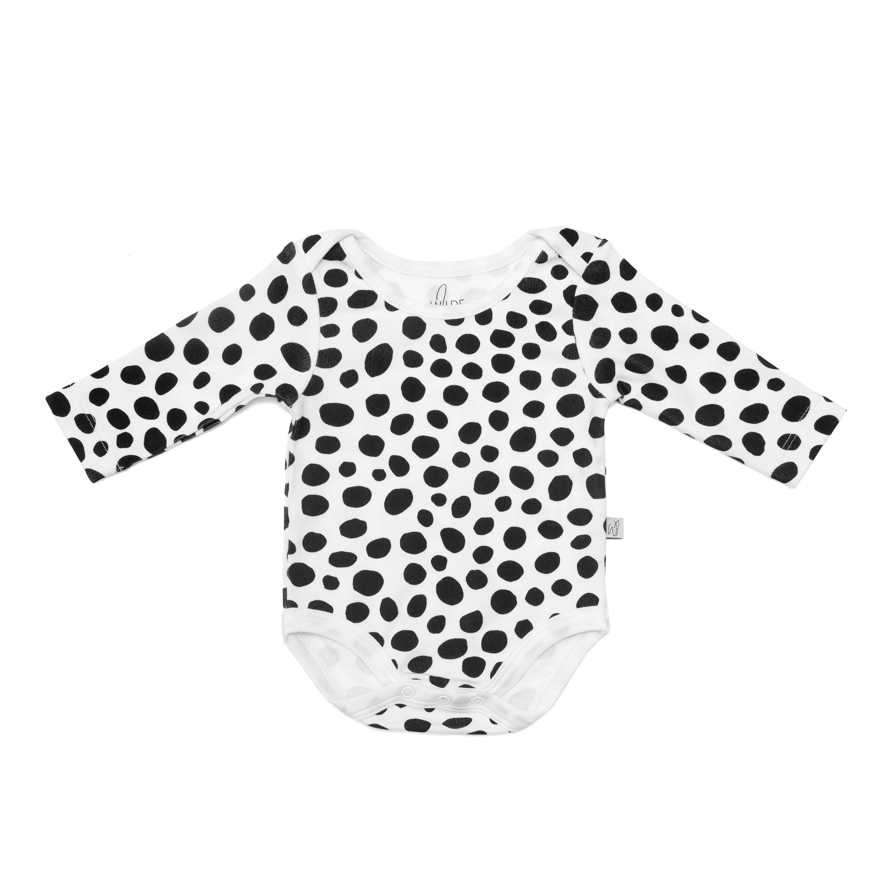 Dalmatian Print Sensory Baby Bodysuit