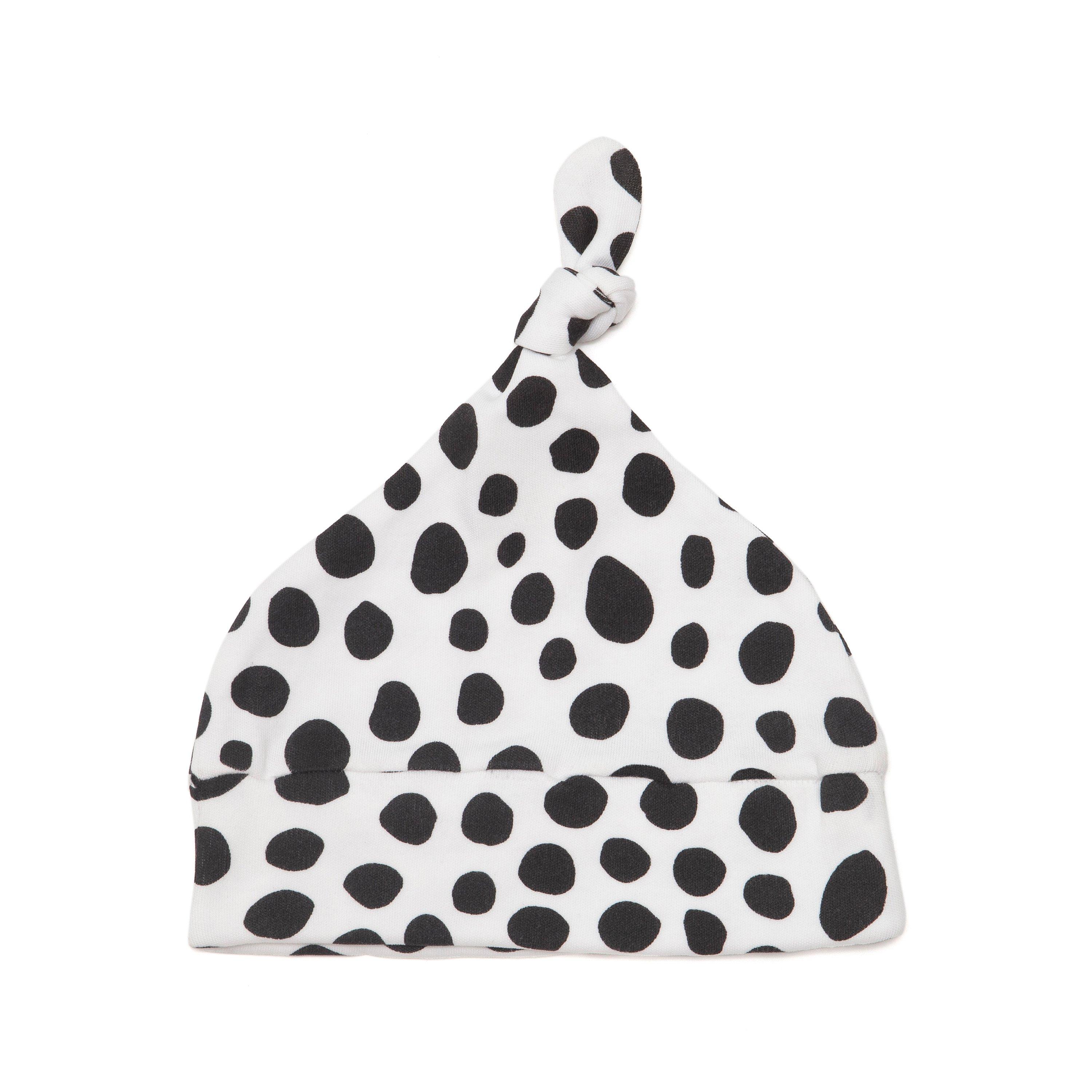 Dalmatian Print Baby Hat