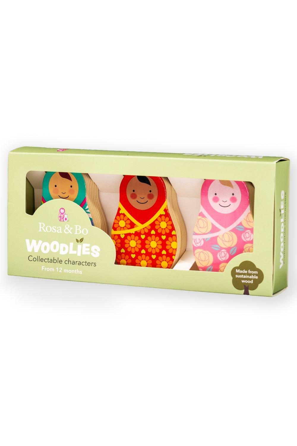 Collectable Woodlies - Rosa, Penny & Flo