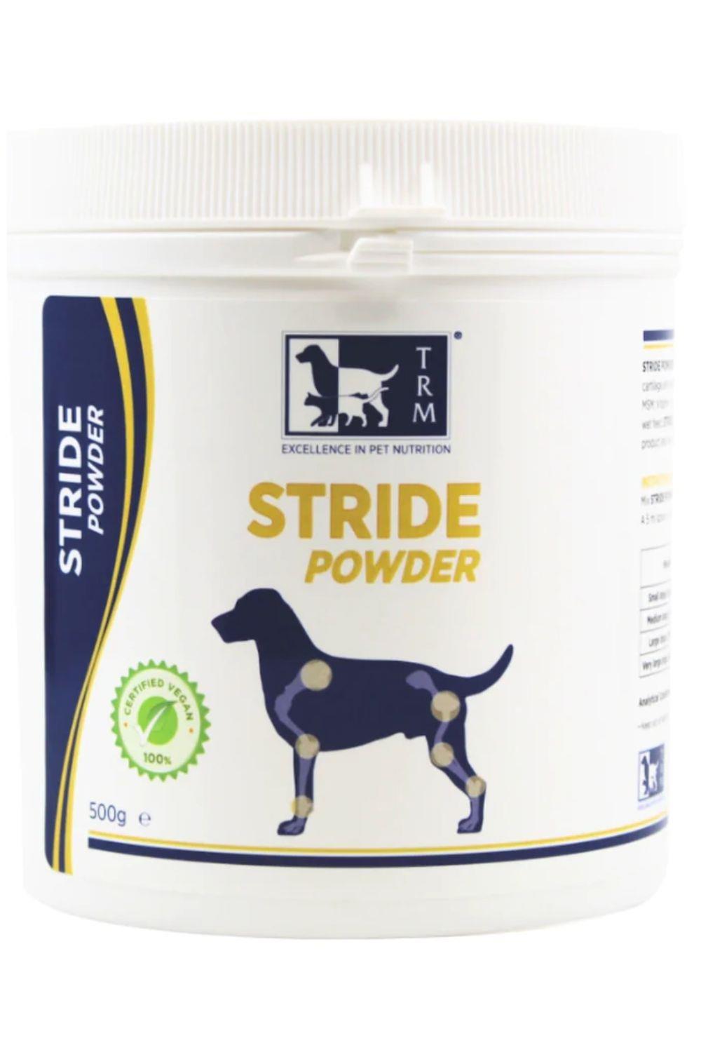Stride Powder 500g Natural Mobility Supplement For Dogs