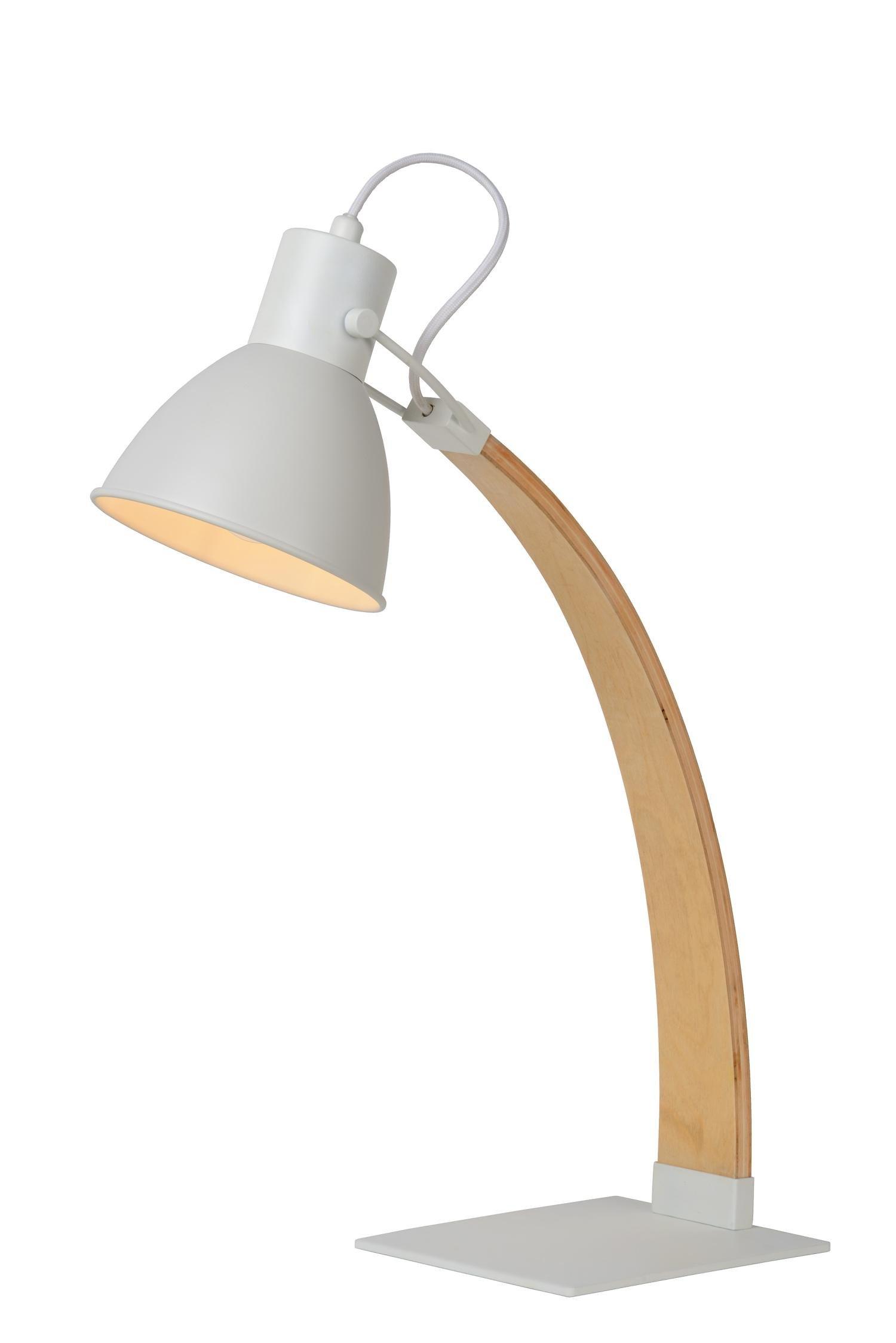 Lucide CURF Desk Lamp E27 Vertical Tiltable Scandinavian Modern 60W Table Light