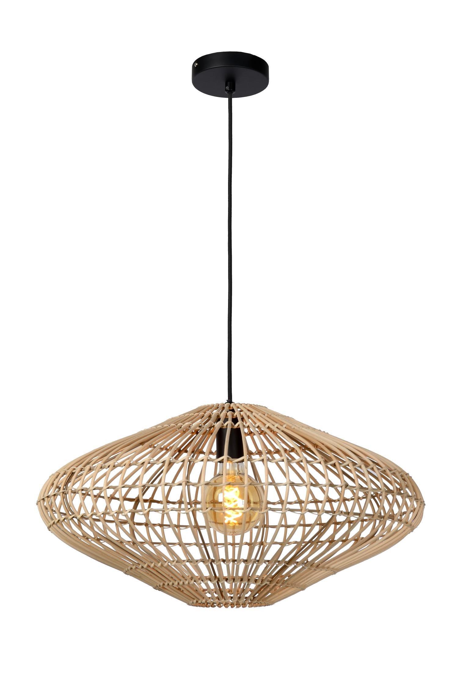 Lucide MAGALI Pendant Light E27, Dimmable, Scandinavian Indoor Hanging Spotlight