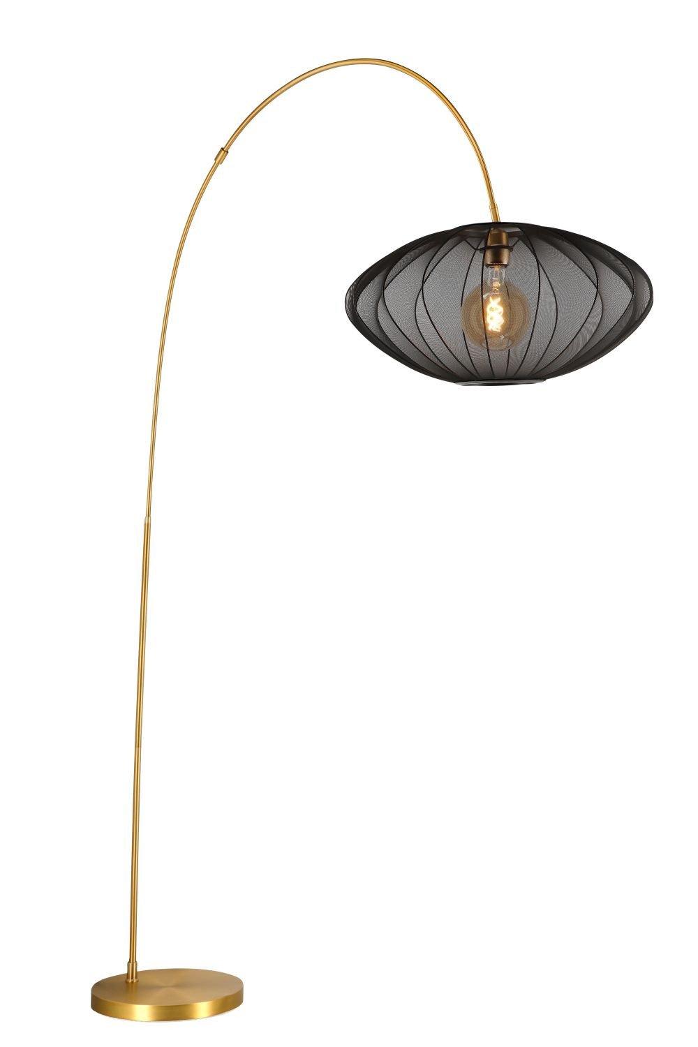 Lucide CORINA Arc Floor Lamp E27 Oval Shape Modern Free Standing Indoor Lighting
