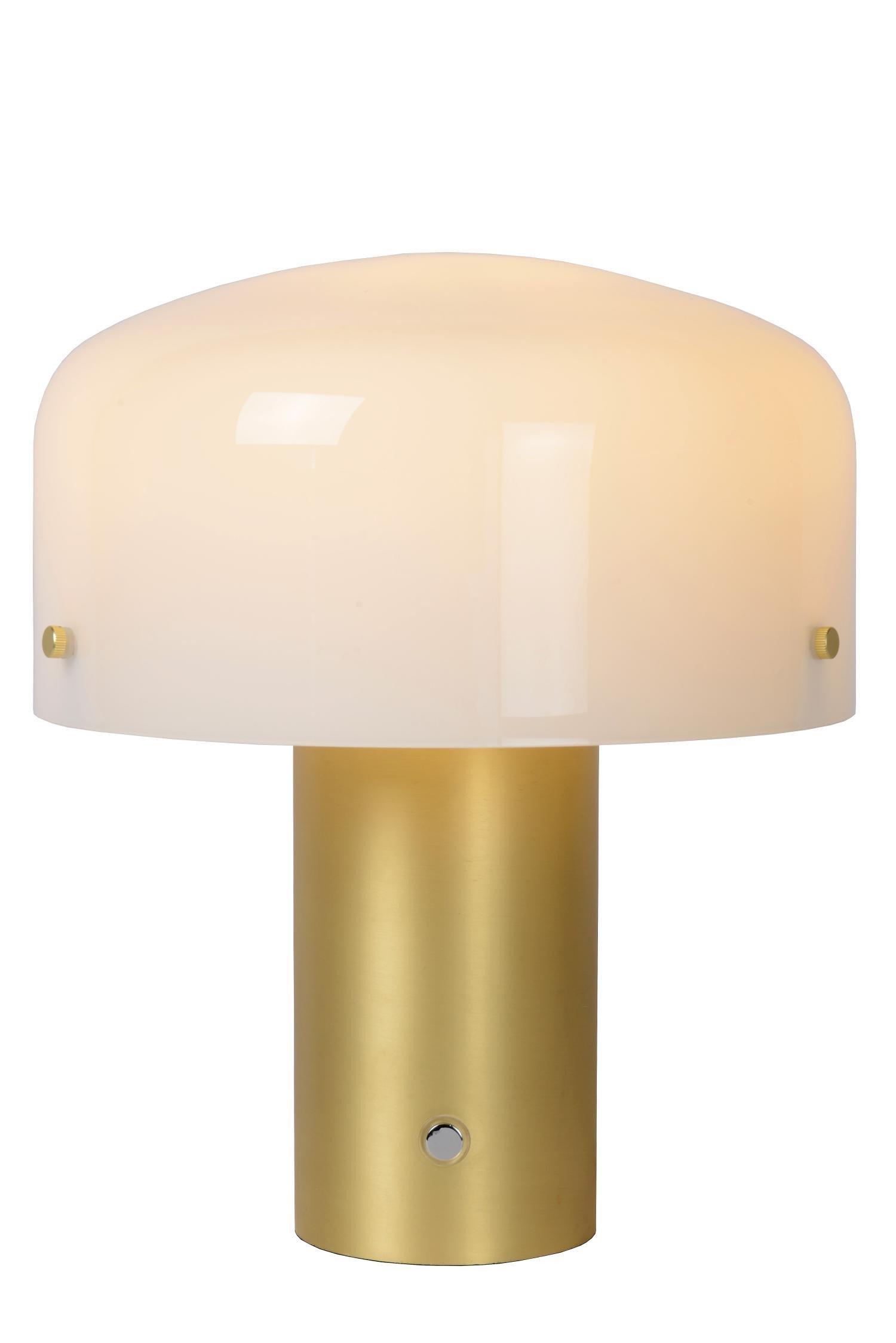 Lucide Timon Cottage Table Lamp 1xE27 3 StepDim Matt Gold Brass