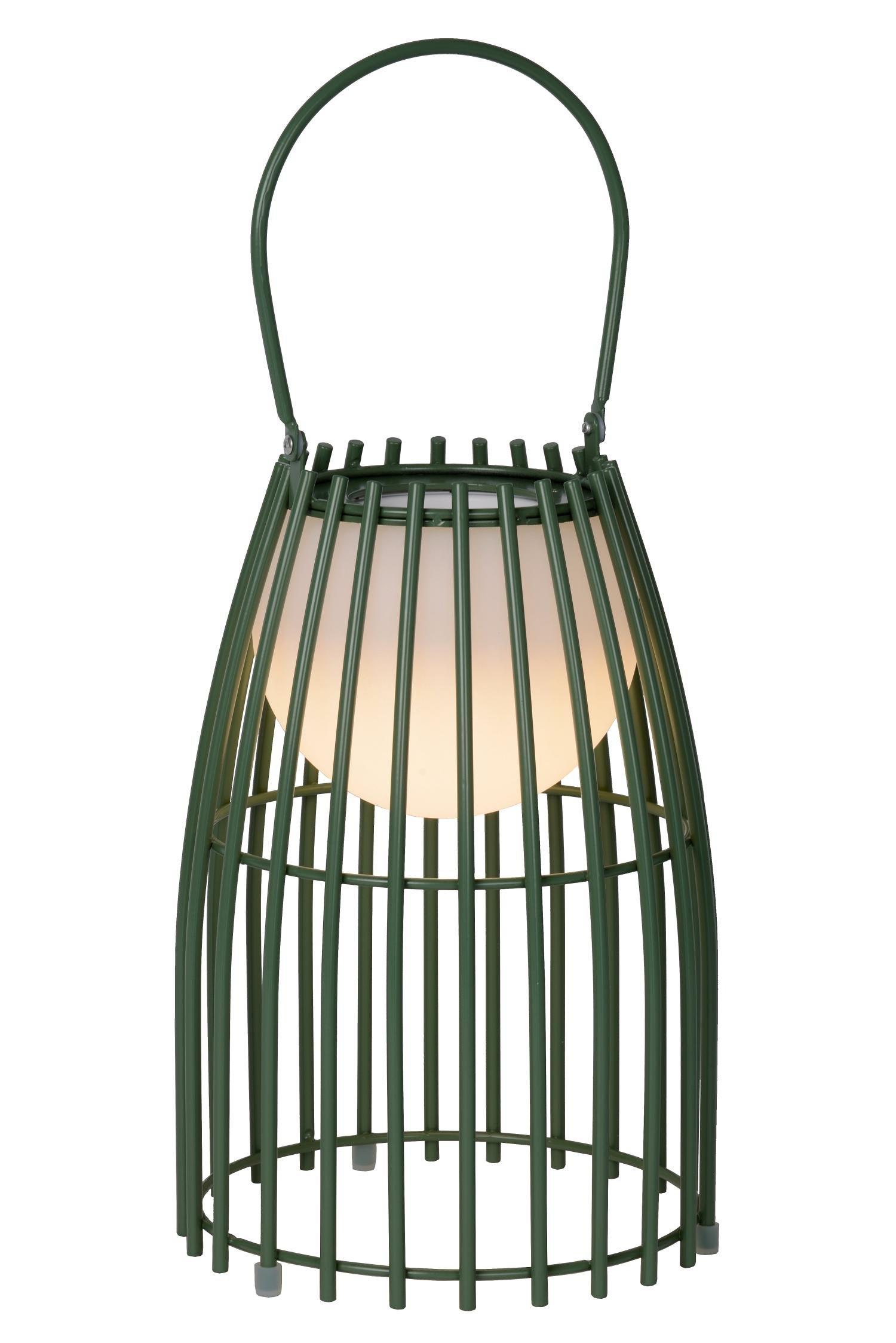 Lucide Fjara Retro Table Lamp Outdoor 17.5cm LED Dim. 1x03W 3200K IP44 3 StepDim Green