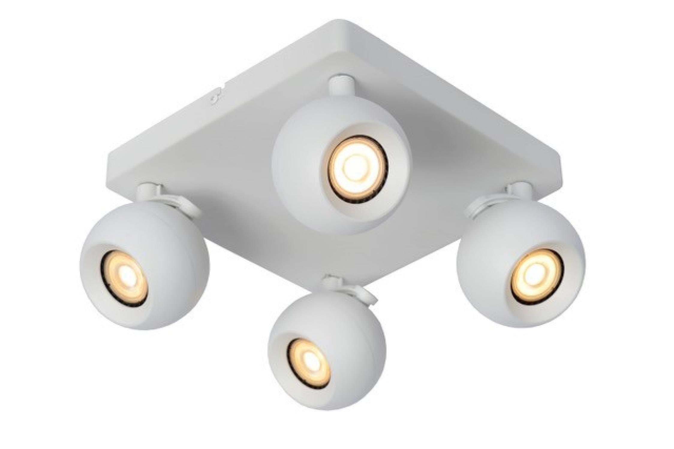 Lucide Favori Modern Ceiling Spotlight 4xGU10 White