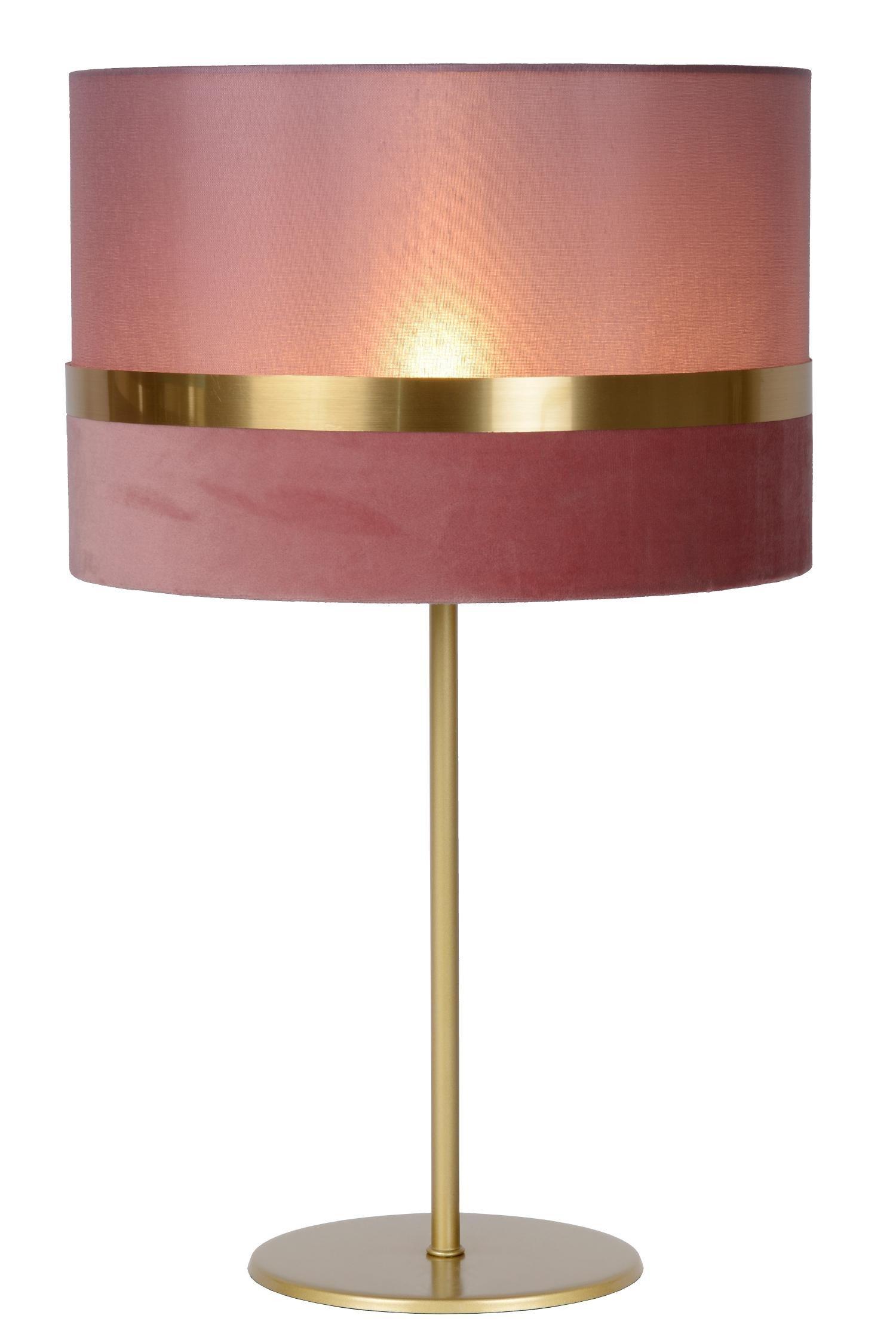 Lucide Extravaganza Tusse Retro Table Lamp 30cm 1xE14 Pink