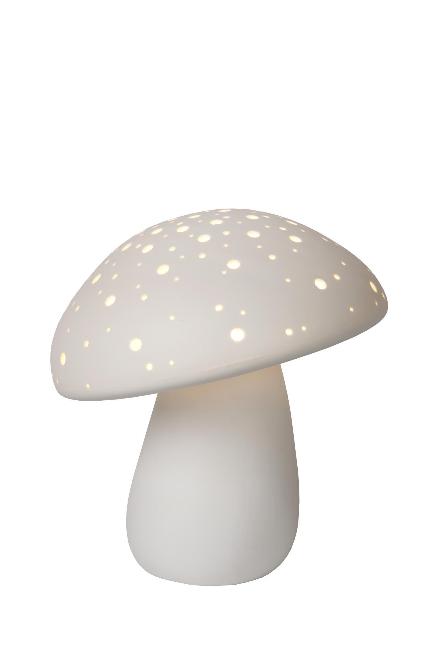 Lucide FUNGO Table Lamp Mushroom Shaped Indoor Stylish Cosy Night Desk Light