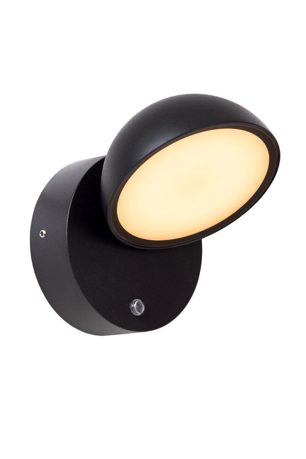 Lucide FINN IP54 Outdoor Wall Light 12W, Non Dimmable Day / Night Sensor Lamp