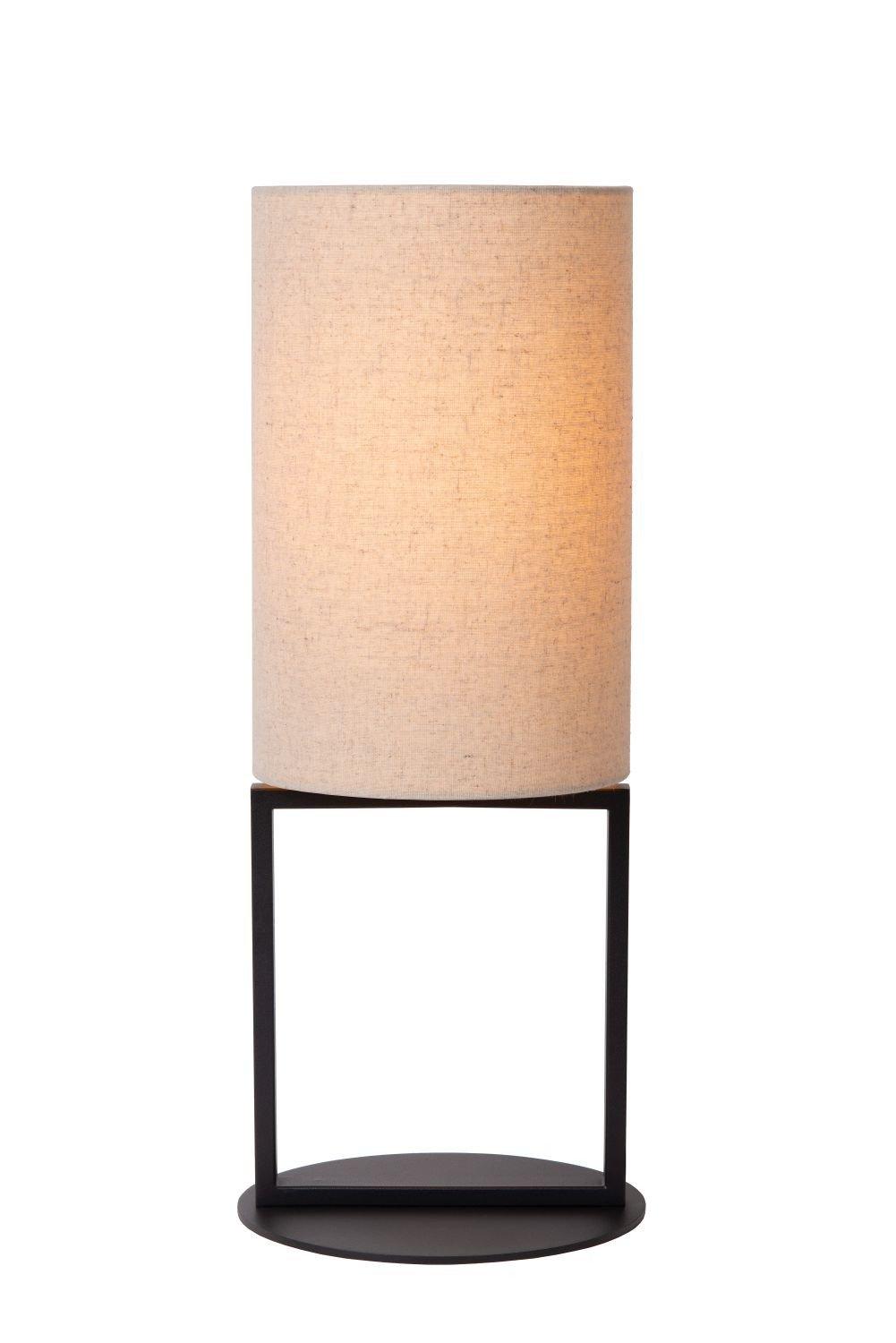 Lucide HERMAN Table Lamp E27 Cylinder Shape 40W Scandinavian Desk Light - 20 cm
