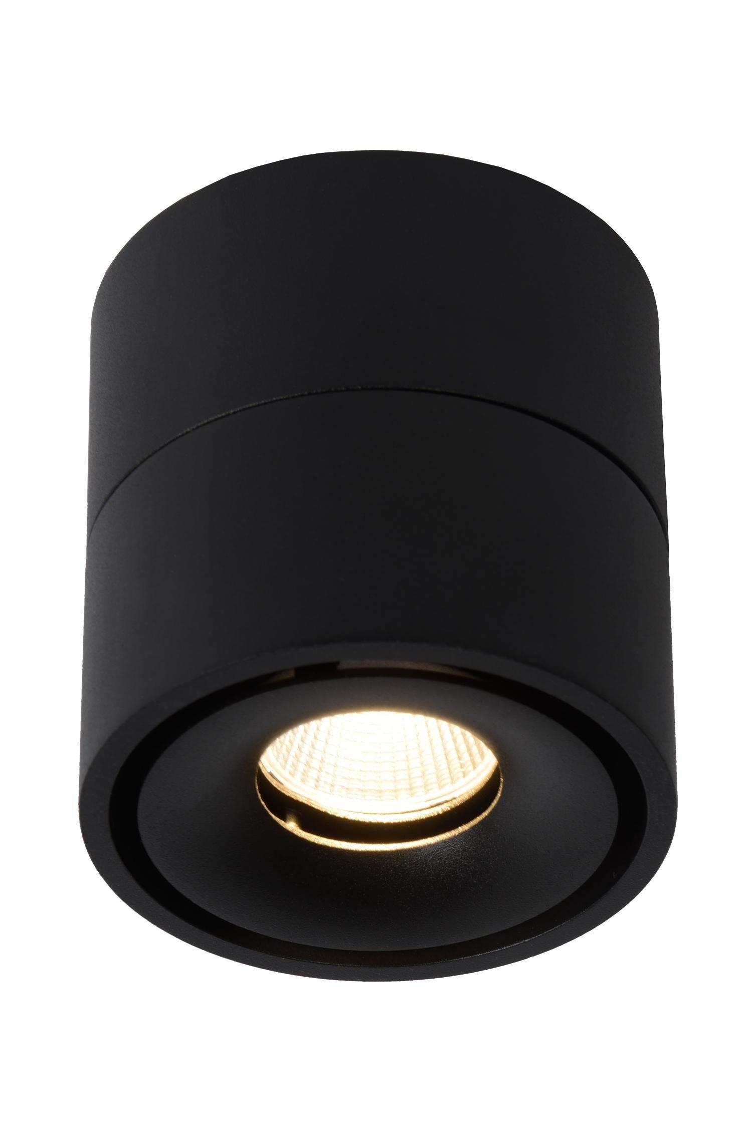 Lucide Yumiko Modern Surface Mounted Ceiling Spotlight 78cm LED Dim. 1x8W 2700K Black