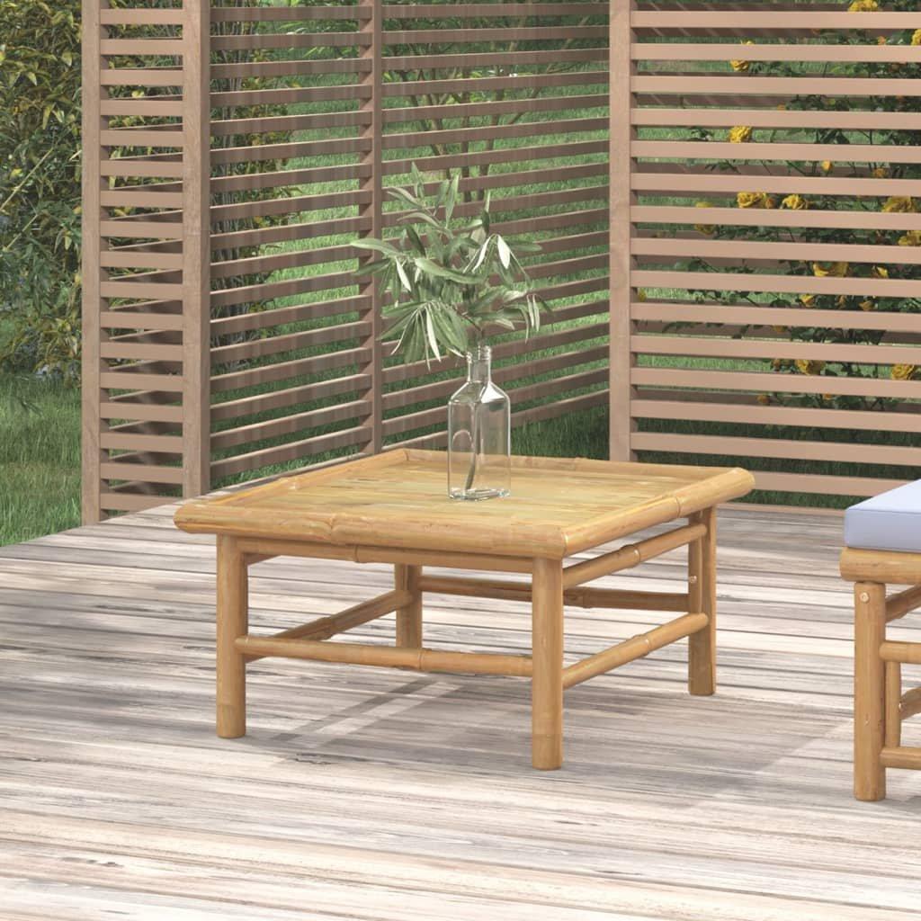 Garden Table 65x55x30 cm Bamboo