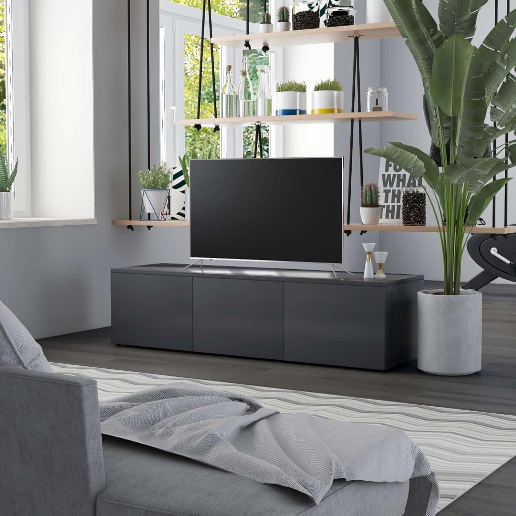 TV Cabinet Grey 120x34x30 cm Engineered Wood