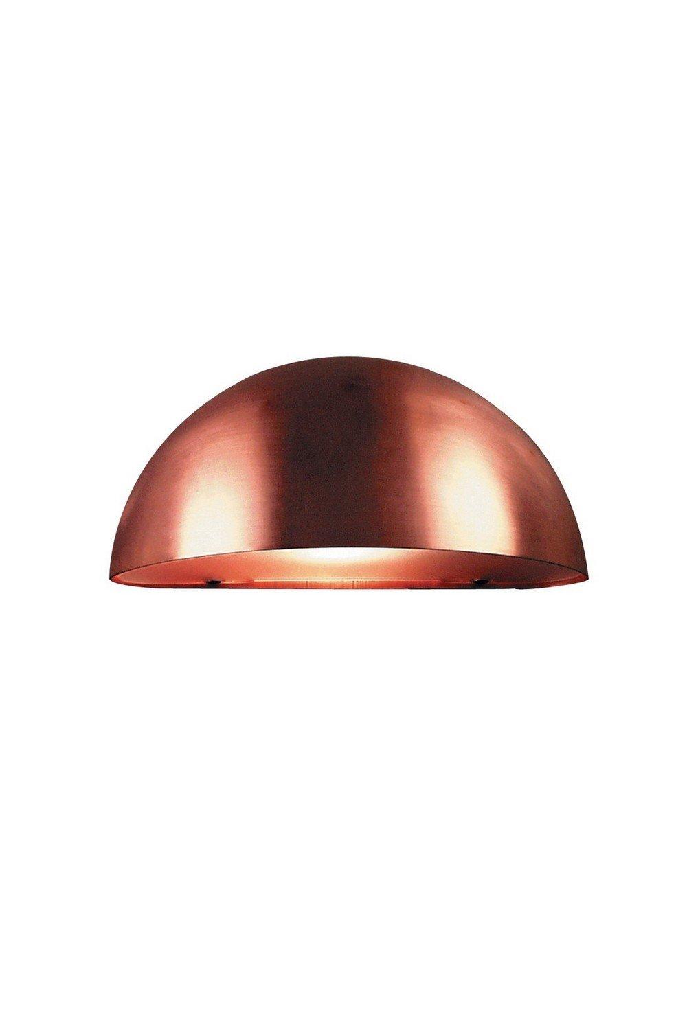 Scorpius Maxi Outdoor Down Wall Lamp Copper E27 IP33