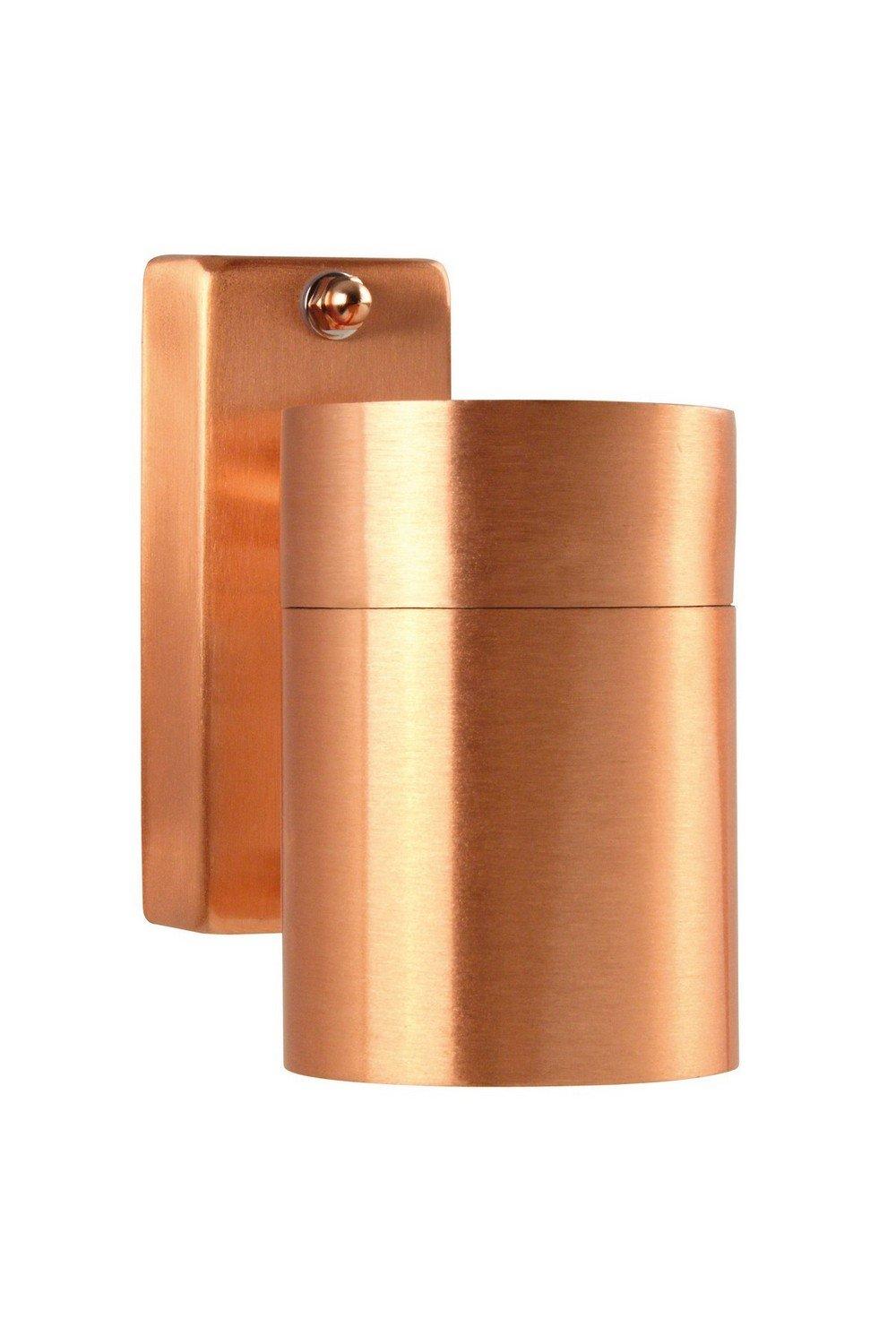 Tin Outdoor Down Wall Lamp Copper GU10 IP54