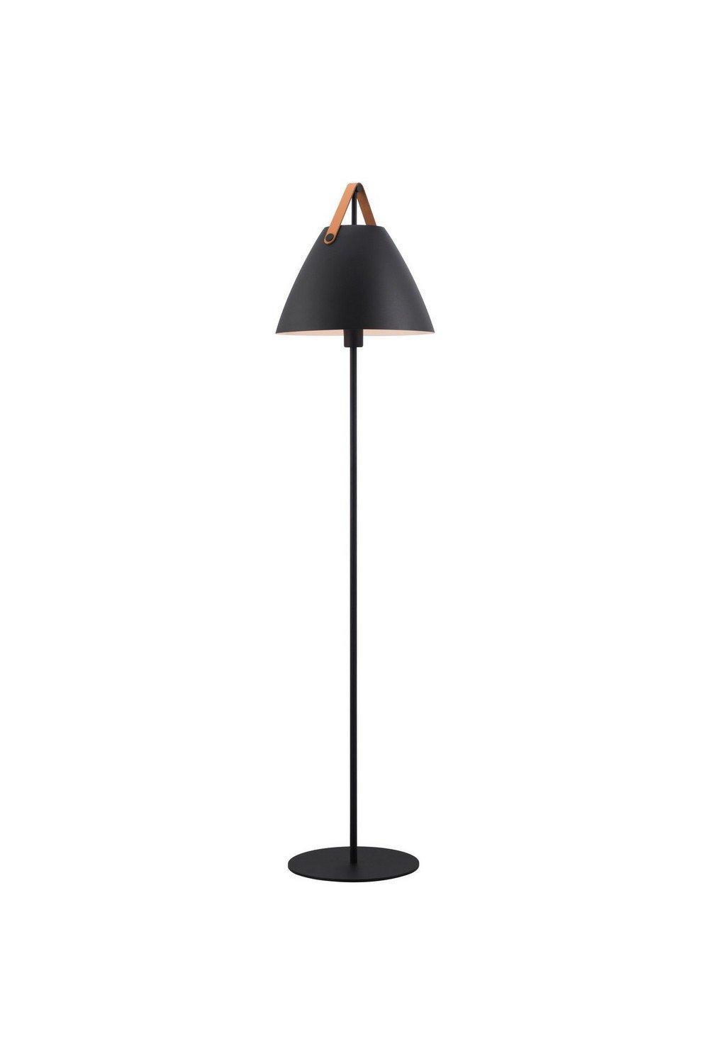 Strap Floor Lamp Black E27