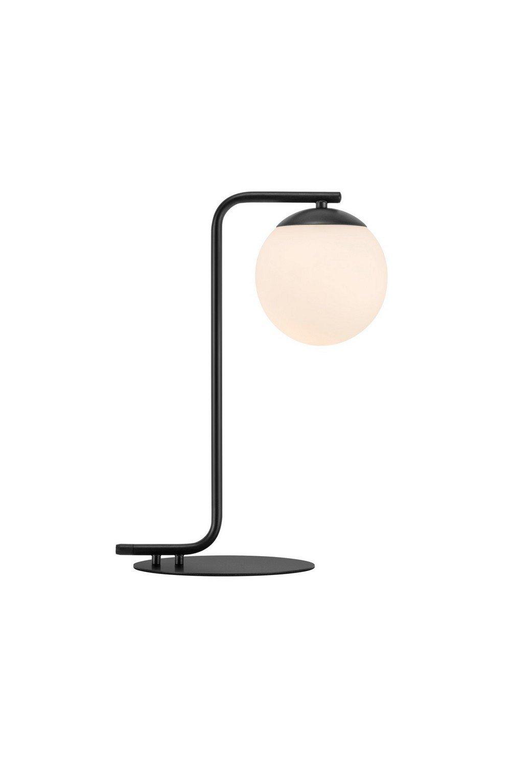 Grant Globe Table Lamp Black E14