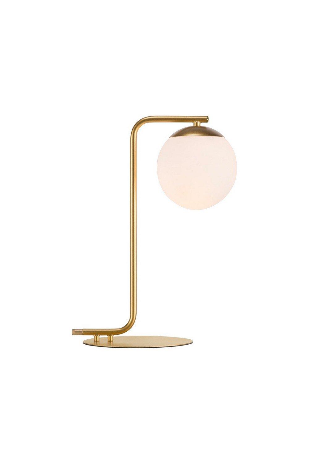Grant Globe Table Lamp Brass E14