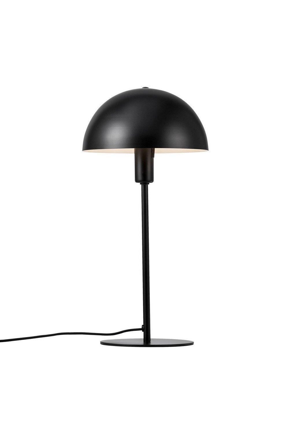 Ellen Dome Table Lamp Black E14