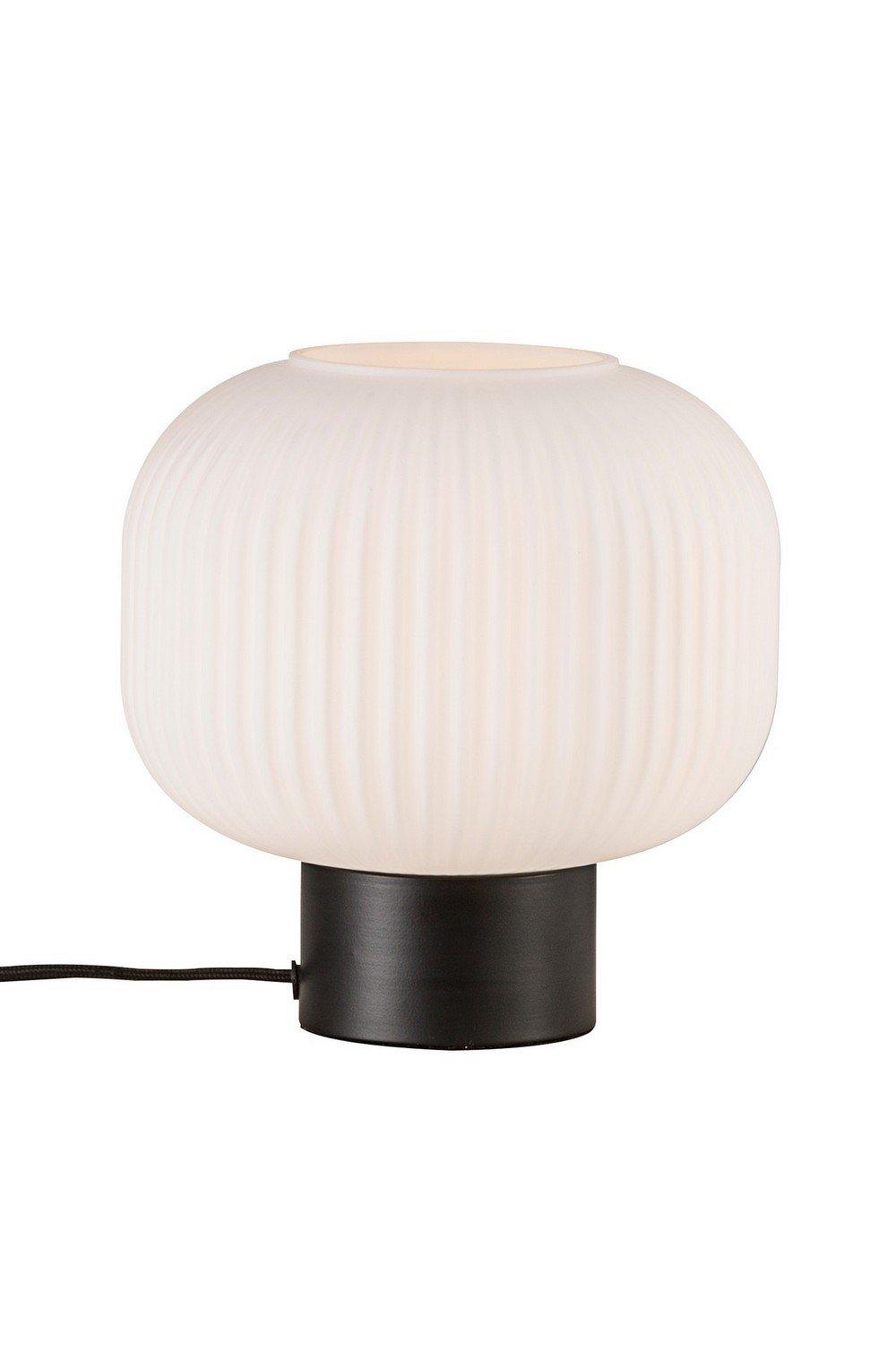 Milford Cylindrical Table Lamp Black E27