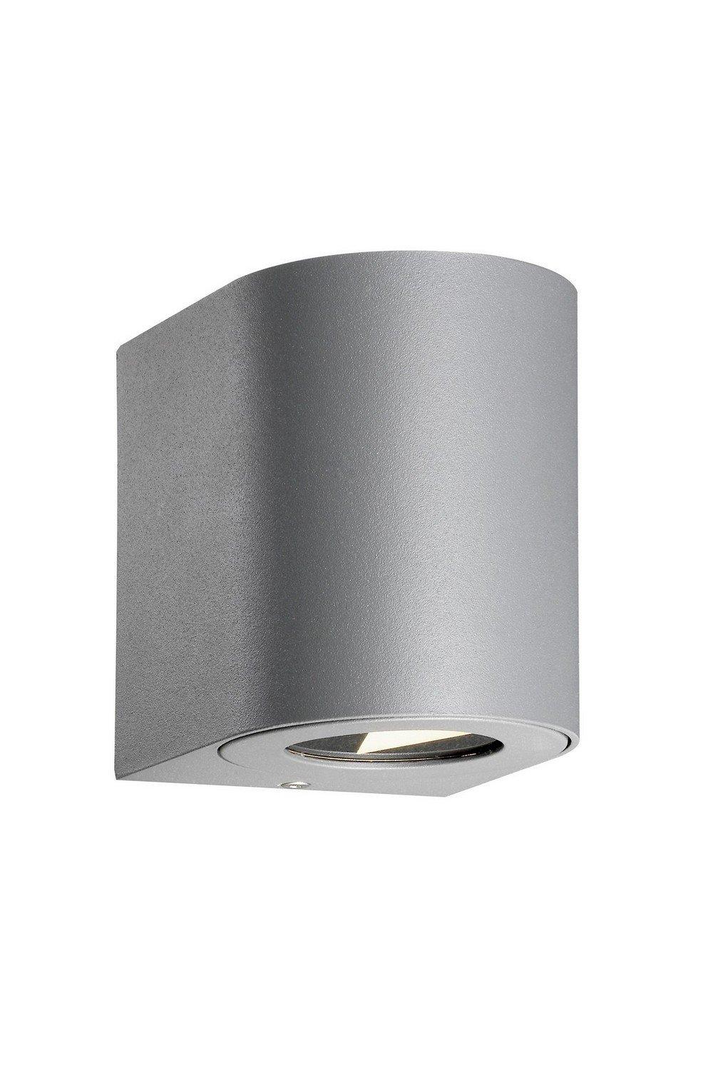Canto LED Outdoor Up Down Wall Lamp Grey IP44 2700K