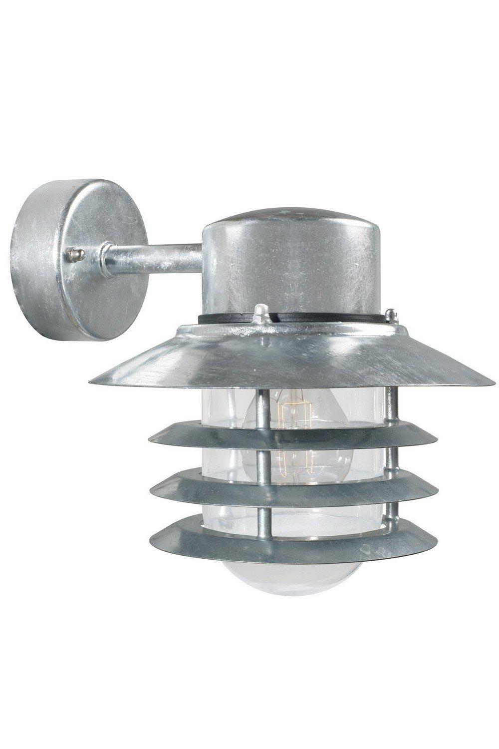 Vejers Outdoor Wall Lantern Galvanized E27 IP54