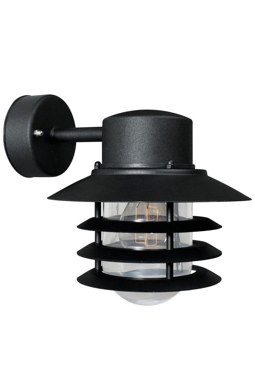 Vejers Outdoor Wall Lantern Black E27 IP54