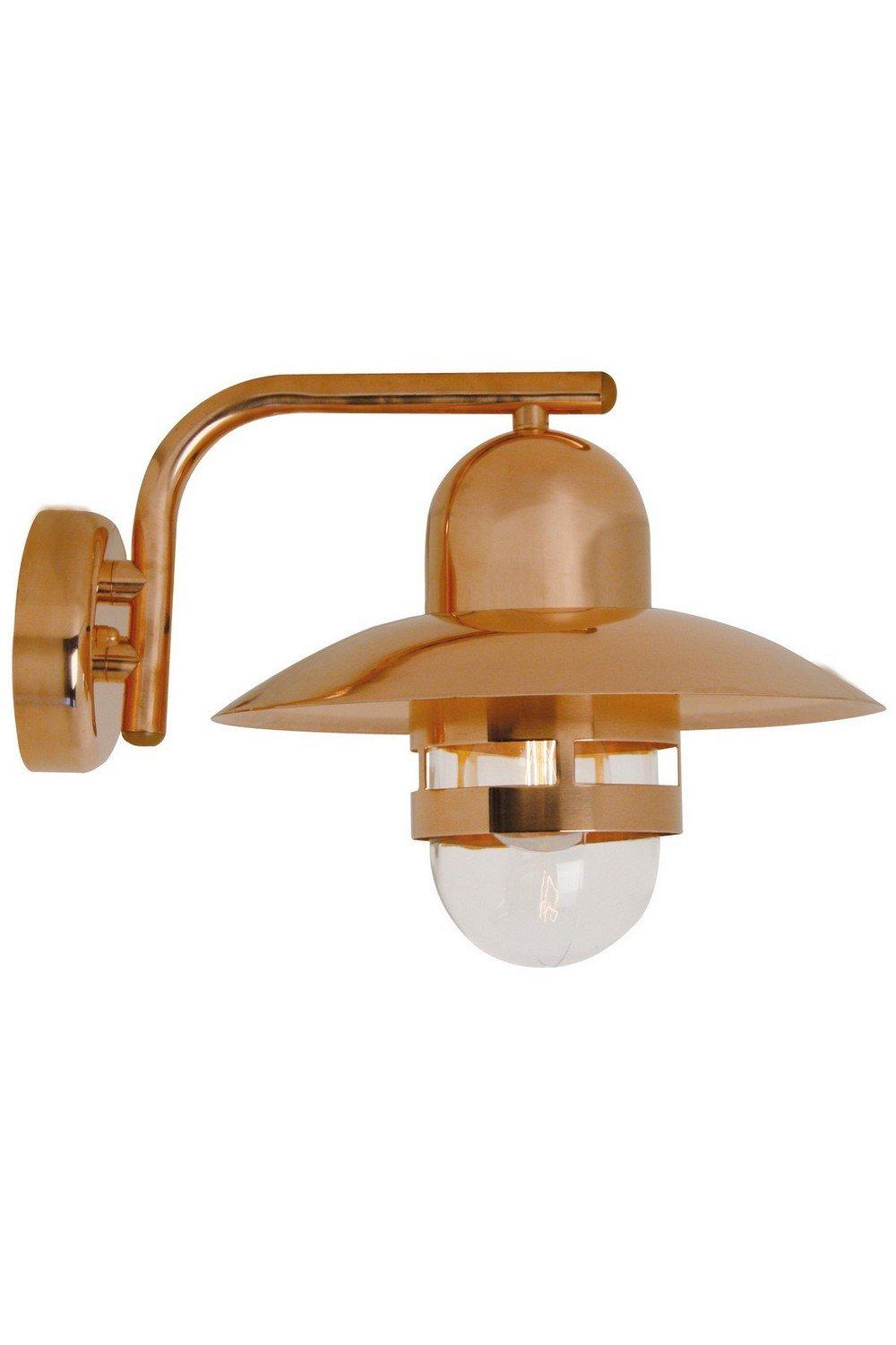 Nibe Outdoor Dome Wall Lamp Copper E27 IP54