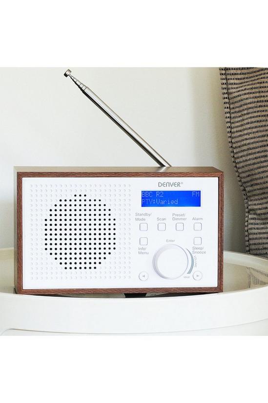 Denver ‘DAB-46’ DAB+ Digital & FM Portable Radio with Dual Alarm Clock 3