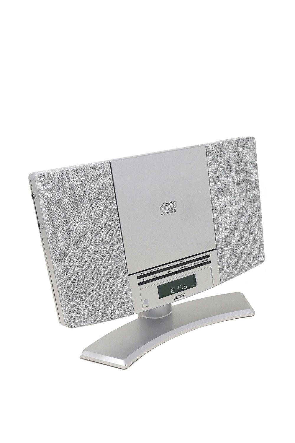 CD Player Wall Mountable with FM Radio & Clock Alarm